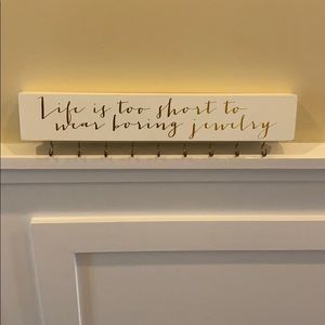 Wooden Jewelry Holder